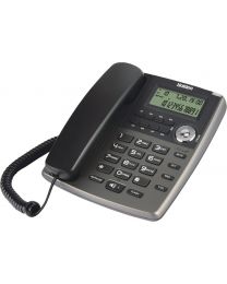 Uniden AS7401T Žični telefon sa identifkaciojom poziva, redial i flash funkcijama, praktičan, lako se koristi i ne zauzima puno prostora.