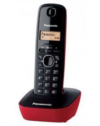 Panasonic KX-TG1611FXR Bežični telefon sa osvetljenim displejem i površinom otpornom na otiske prstiju, identifikacijom poziva, memorija 50 brojeva, redial. 