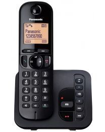 Panasonic KX-TGC220FXB Bežični telefon Sistem DECT 6.0 i GAP kompatibilan sa mogućnošću primanja poziva preklo bilo kog tastera, alarmom, satom itd.