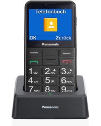 Panasonic KX-TU155EXBN Mobilni telefon sa SOS tasterom, 2,4-inčni ekranom za lako čitanje i prektičnim postoljem za punjenje uređaja. 