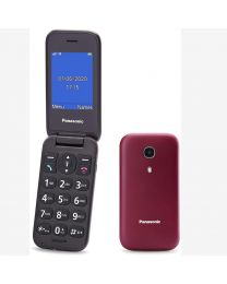 Panasonic KX-TU400EXR Mobilni telefon za starije sa tasterom za hitne pozive, ekranom od 2.4 inča i baterijom od 800mAhi kamerom od 0,8Mpx.