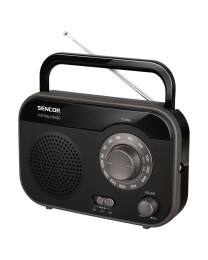 Sencor SRD 210 B radio kompaktan i lak za rukovanje, možete ga poneti sa sobom na putovanje i uživati u svojoj omiljenoj muzici.