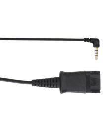 Snom ACPJ Kabal adapter povezuje slušalice Snom A100M/A100D sa  uređajemima koji poseduju 3,5 mm utikač. Pogodno za Snom DECT slušalice (M-serija)