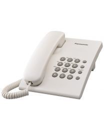 Panasonic KX-TS500FXW Žični telefon sa mogućnošću ponovnog biranje poslednjeg biranog broja, 3 jačine zvuka, montiranja na zid itd.